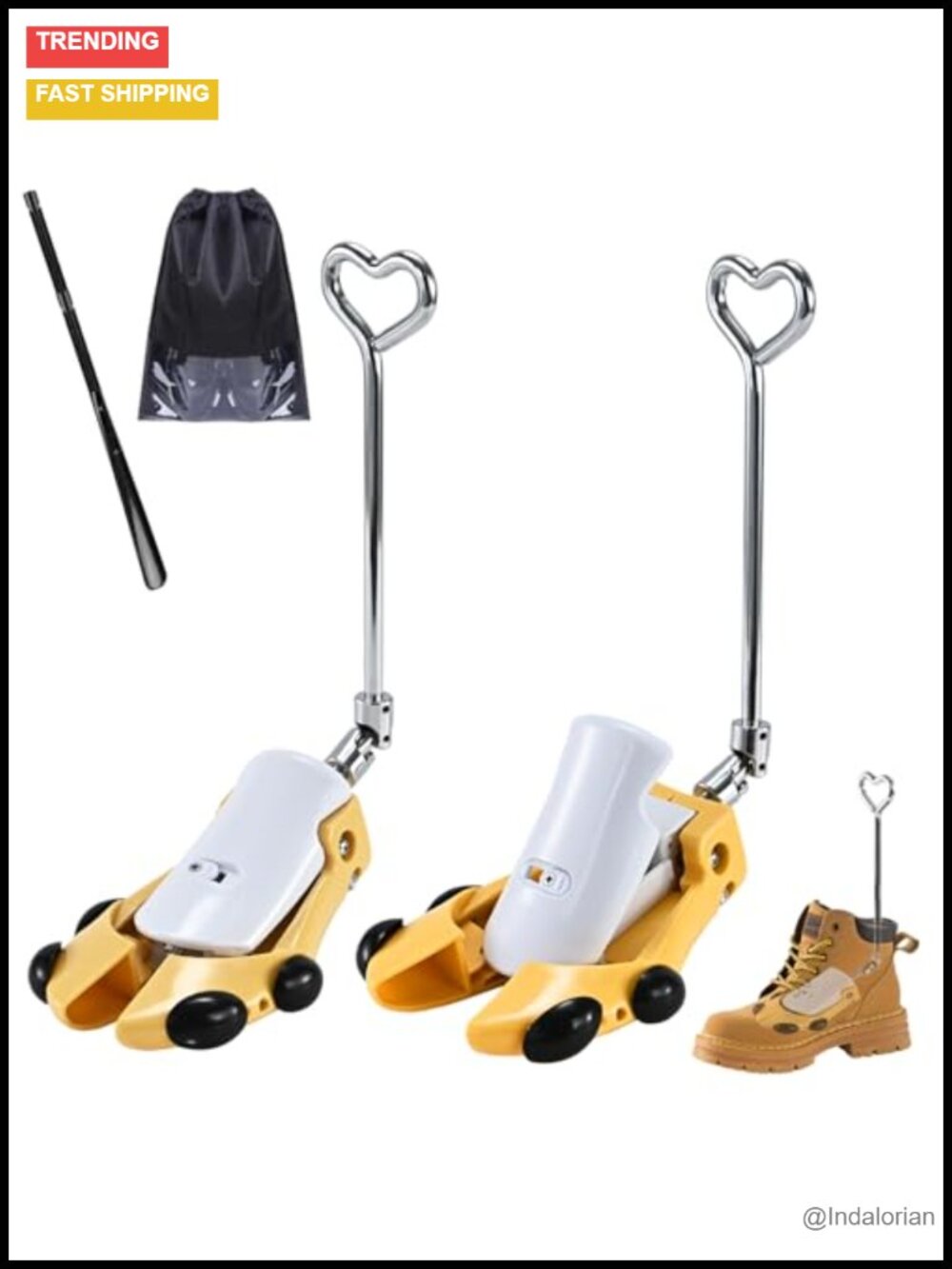 Boot Stretcher Adjustable Width & Height ABS Plastic Metal for Wide Feet